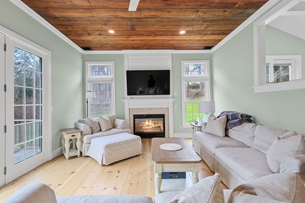 Dennis Cape Cod vacation rental - Spacious Living Room With Deck Access