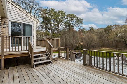 Dennis Cape Cod vacation rental - Deck Off The Living Room And Master Bedroom