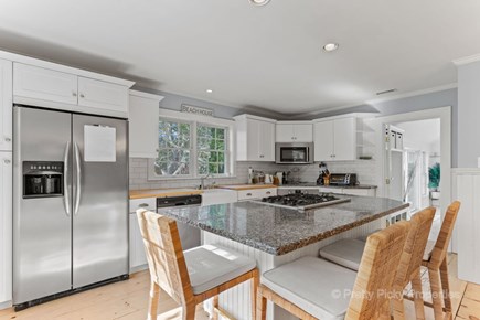 Harwich Cape Cod vacation rental - Modern and bright kitchen. Island seating for 4
