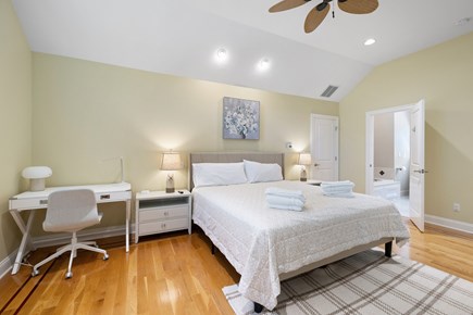 Hyannis Cape Cod vacation rental - Master Bedroom with King bed , TV & Private Bathroom