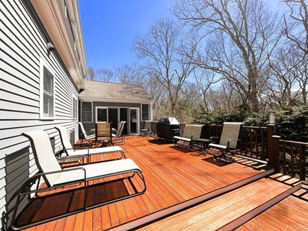 East Sandwich Cape Cod vacation rental - Large deck and outside shower