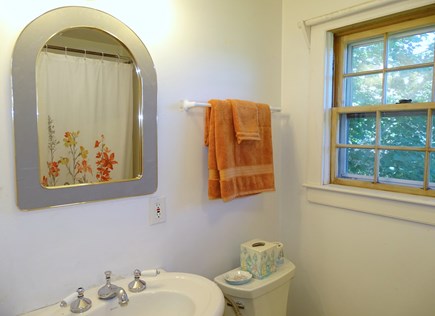 Woods Hole Cape Cod vacation rental - Full bathroom ; second bathroom w/ shower downstairs