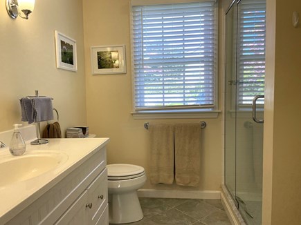 Harwich Cape Cod vacation rental - Full bath with step in shower