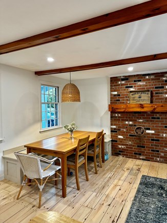 East Dennis Cape Cod vacation rental - Eat in bench/dining area