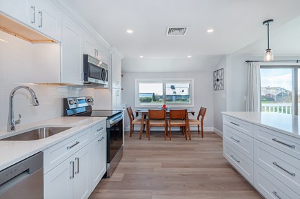 West Yarmouth Cape Cod vacation rental - Completely new kitchen adjoining living room with water views