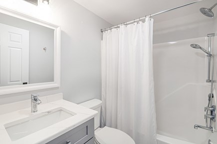 West Yarmouth Cape Cod vacation rental - Lower level renovated bath with tub