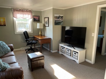 Marstons Mills Cape Cod vacation rental - Living room with desk to work