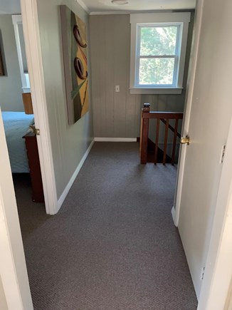 Marstons Mills Cape Cod vacation rental - Hallway to back stairs