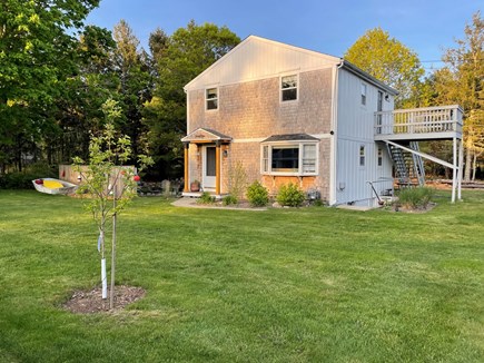 Marstons Mills Cape Cod vacation rental - The outside. Private fire pit out back.