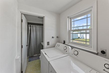 Dennis Port Cape Cod vacation rental - Second Bath & Laundry Area