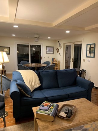 Dennis Cape Cod vacation rental - Large living room opens to sunroom