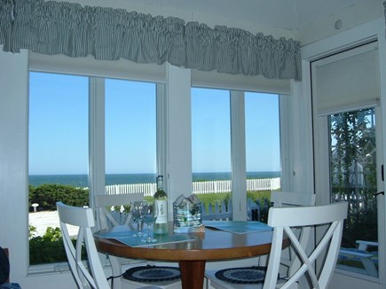 New Seabury Cape Cod vacation rental - Dining table, on a clear day you can see Martha's Vineyard!