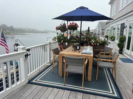 Centerville River Cape Cod vacation rental - ENJOY COFFEE in the AM, LUNCH or EVENING COCKTAILS.. with a View!