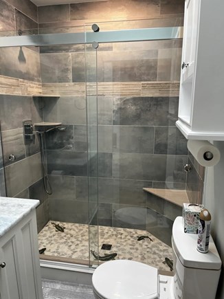 South Yarmouth Cape Cod vacation rental - Full Bath Custom Shower Full Vanity