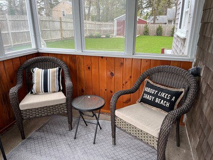 Dennisport Cape Cod vacation rental - Screened porch