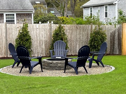 Dennisport Cape Cod vacation rental - New fire pit area