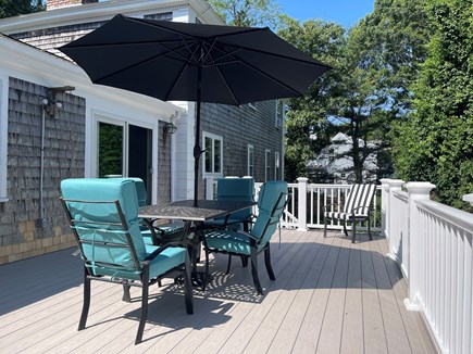 East Orleans Cape Cod vacation rental - Enjoy meals on back deck w/seating for 6 and grill (not pictured)