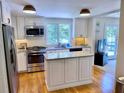 East Orleans Cape Cod vacation rental - View of the kitchen from the dining room