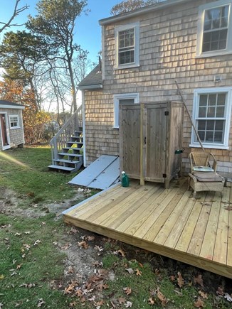 Harwich Captain’s Hill Cape Cod vacation rental - Outdoor shower