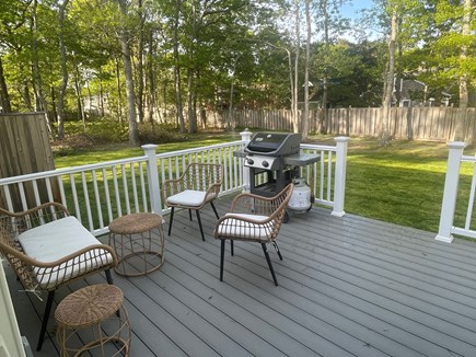 Dennis Cape Cod vacation rental - Backyard deck