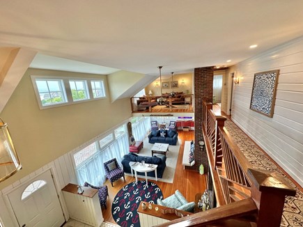 East Falmouth Cape Cod vacation rental - Second Floor Overlooking the living room