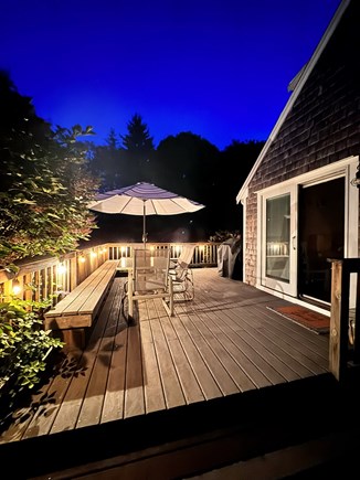 Chatham Cape Cod vacation rental - Deck at night