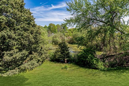 West Yarmouth Cape Cod vacation rental - Kettle Pond in back yard