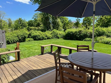 Dennis, Corporation Beach Cape Cod vacation rental - Private backyard