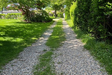 Dennis, Corporation Beach Cape Cod vacation rental - Private, shared driveway up to main road