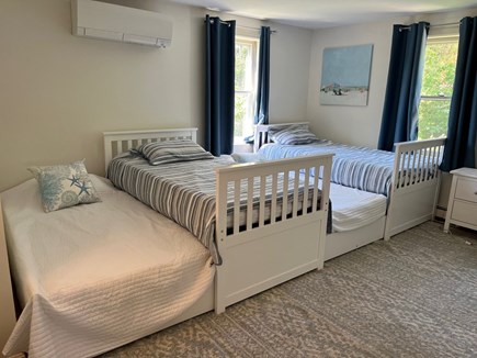 Dennis, Corporation Beach Cape Cod vacation rental - Twin beds have convenient roll out trundle beds to sleep four