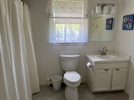 Dennis, Corporation Beach Cape Cod vacation rental - Second floor bathroom with standard tub and shower