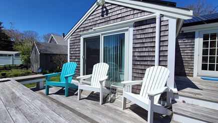Eastham Cape Cod vacation rental - Relax and unwind in the Adirondack chairs on the deck