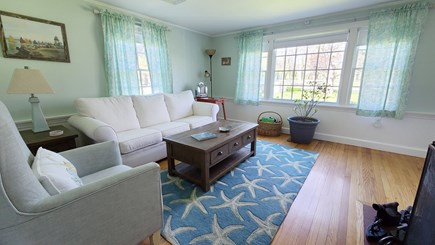 Eastham Cape Cod vacation rental - Living room with comfortable seating and flat screen TV