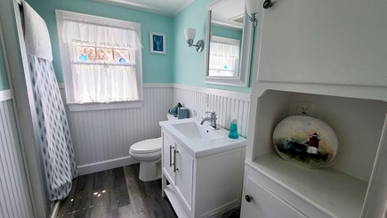 Eastham Cape Cod vacation rental - Bathroom with shower stall near bedrooms