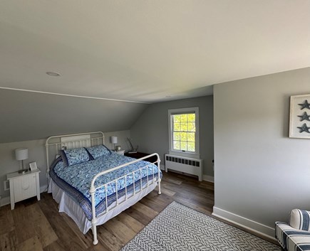 Falmouth Cape Cod vacation rental - Upstairs bedroom with queen bed and sitting area