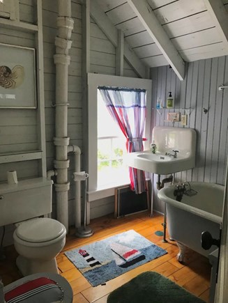 West Falmouth Cape Cod vacation rental - Second Floor Bathroom (Bathtub, No Standing Shower)