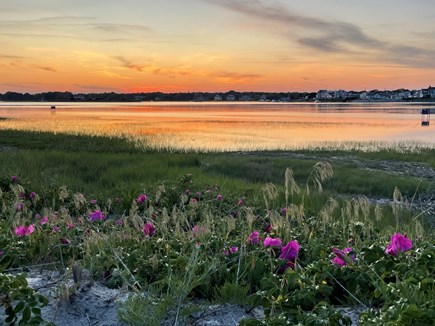 West Dennis Cape Cod vacation rental - Sunset view over Bass River and the neighborhood from WD beach