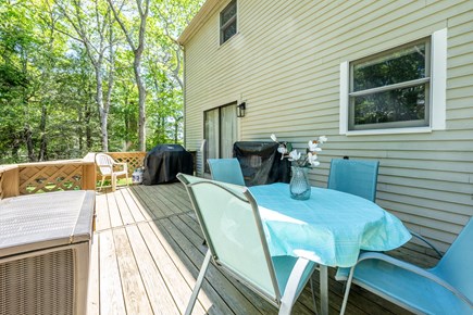 Bourne Cape Cod vacation rental - Back Deck