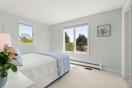 Bourne, Mashnee Island Cape Cod vacation rental - 1st floor Queen bedroom with water views