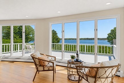 Bourne, Mashnee Island Cape Cod vacation rental - Enjoy a glass of wine with a view