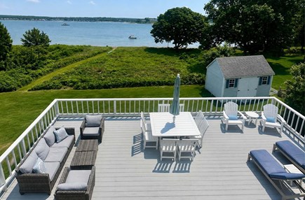 Bourne, Mashnee Island Cape Cod vacation rental - Back deck is the crown jewel!