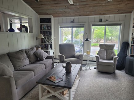 Mashpee Cape Cod vacation rental - Comfy Livingroom, 2 Recliners and a pull out Sofa .
