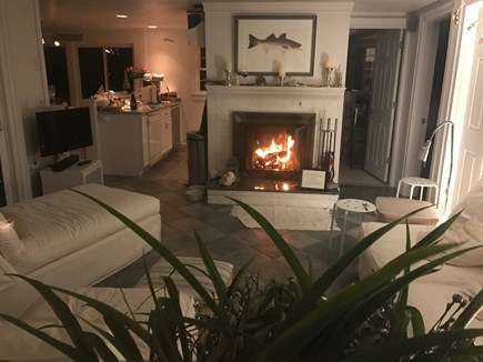 East Sandwich Cape Cod vacation rental - Put on your playlist, open some wine and enjoy a warming fire