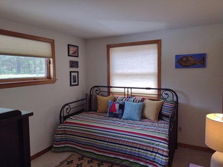 Wellfleet Cape Cod vacation rental - Entry level trundle bedroom. Carpeted, full bath next to in hall.