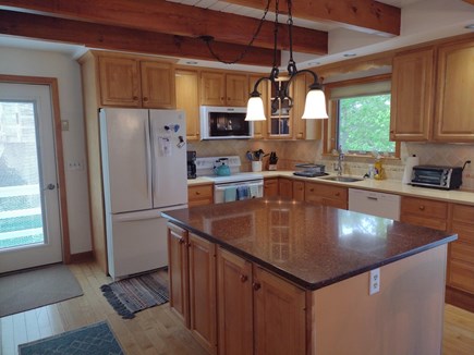 Wellfleet Cape Cod vacation rental - Side entry from the deck into the kitchen.