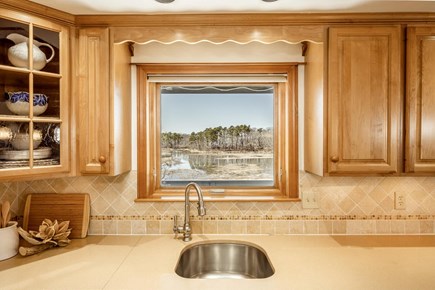 Wellfleet Cape Cod vacation rental - Window over the kitchen sink to watch the tides change.