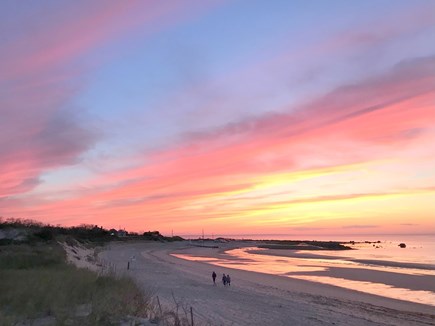 Dennis Cape Cod vacation rental - Sunset from the stairs