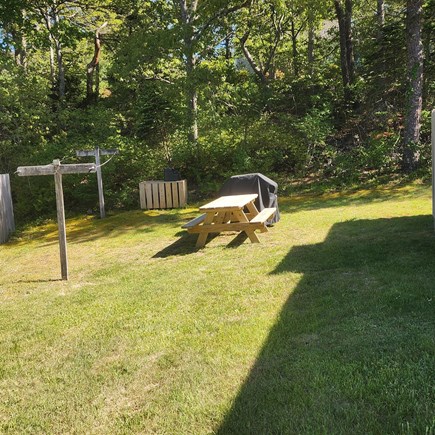 Chatham Cape Cod vacation rental - Rear Yard and Picnic Area