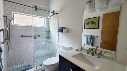 Wellfleet Cape Cod vacation rental - Bathroom with custom shower
