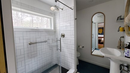 Wellfleet Cape Cod vacation rental - Primary ensuite bathroom with custom shower